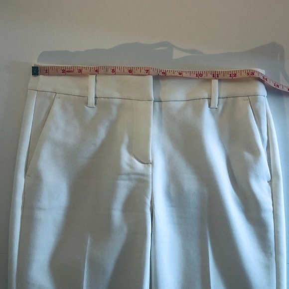 RW&CO white mid-rise slim fit ankle pants-size 0 - Picture 4 of 10